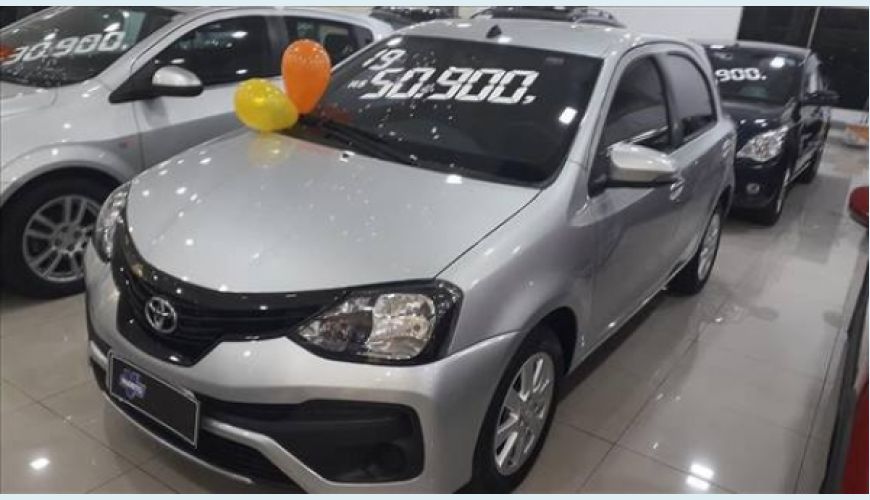 TOYOTA ETIOS 1.5 X PLUS 16V FLEX 4P AUT. - PRATA - 2019 Foto 3 (Grande)