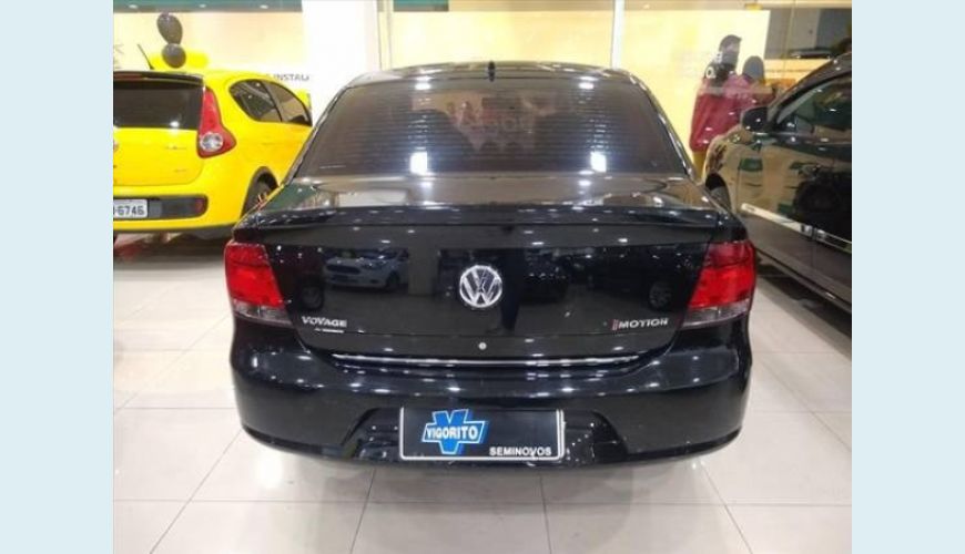 VOLKSWAGEN VOYAGE 1.6 MI COMFORTLINE I-MOTION 8V FLEX 4P AUT. - PRETO - 2011 Foto 3 (Grande)