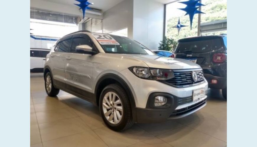 VOLKSWAGEN T-CROSS 1.0 200 TSI TOTAL FLEX AUT. - PRATA - 2020 Foto 3 (Grande)