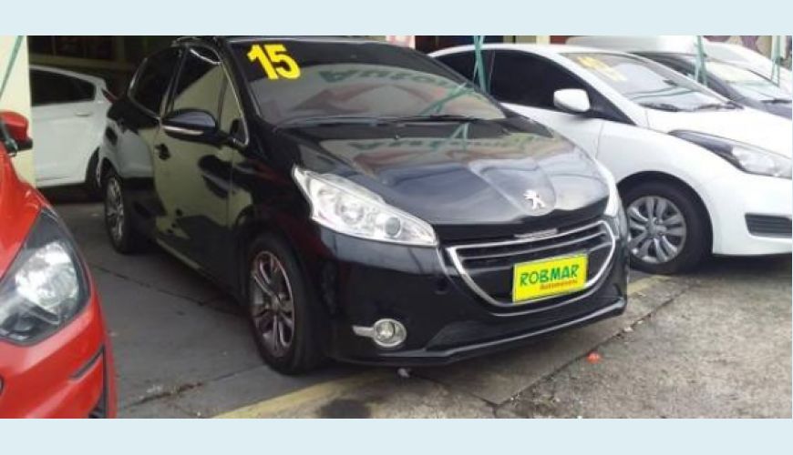 PEUGEOT 208 1.6 GRIFFE 16V FLEX 4P AUT. - PRETO - 2015 Foto 3 (Grande)