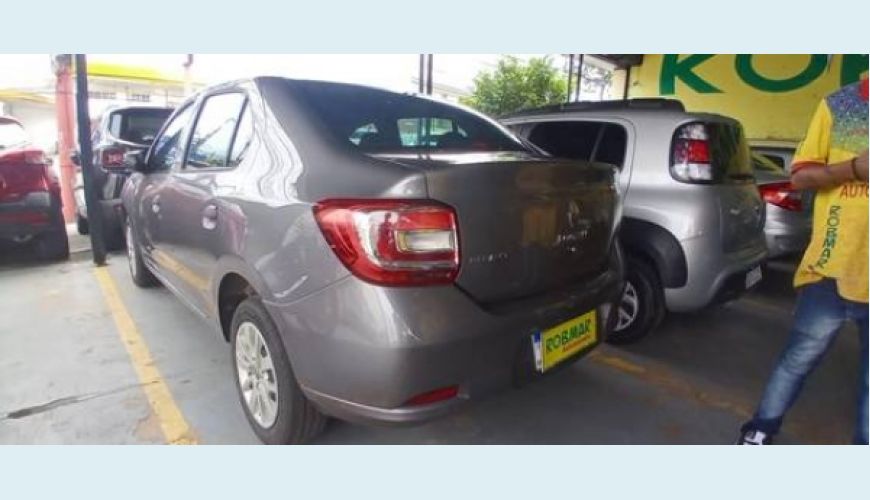RENAULT LOGAN 1.0 12V SCE FLEX LIFE - CINZA - 2021 Foto 3 (Grande)
