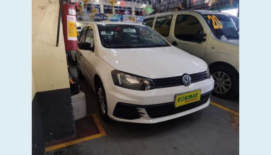 VOLKSWAGEN GOL 1.0 12V MPI TOTALFLEX TRENDLINE 4P - BRANCO - 2017 Foto 3 (Grande)