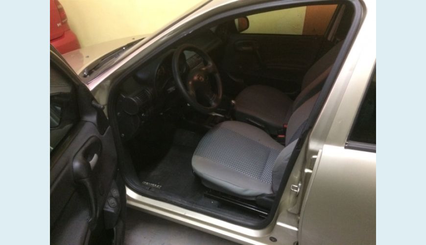 CHEVROLET CLASSIC 1.0 MPFI LIFE 8V FLEX 4P - DOURADO - 2007 Foto 3 (Grande)