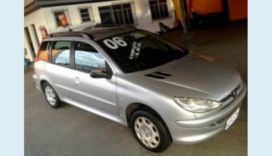 PEUGEOT 206 1.4 PRESENCE SW 8V 4P - PRATA - 2006 Foto 3 (Grande)