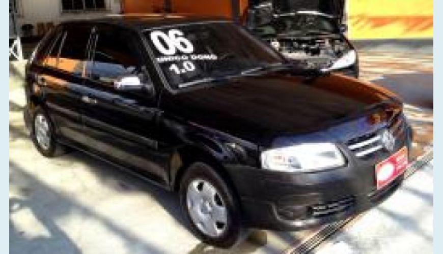 VOLKSWAGEN GOL 1.0 MI 8V FLEX 4P G.IV - PRETO - 2006 Foto 3 (Grande)