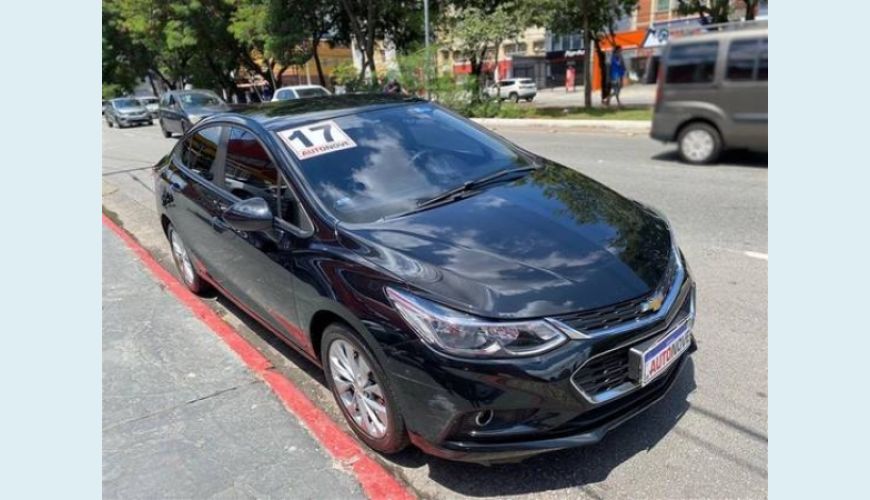 CHEVROLET CRUZE 1.4 TURBO LT 16V FLEX 4P AUT. - PRETO - 2017 Foto 3 (Grande)