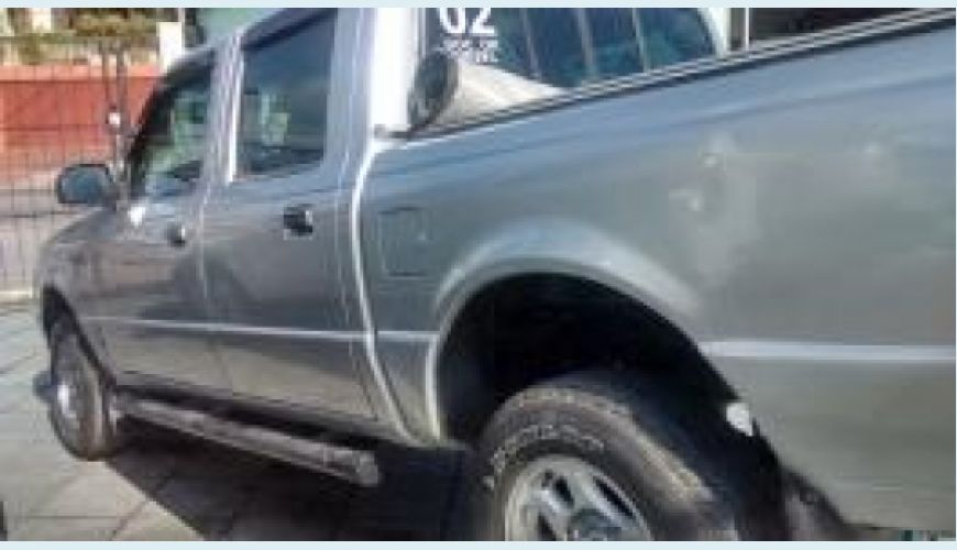 FORD RANGER 2.8 XLT 4X2 CD 8V TURBO INTERCOOLER DIESEL 4P - PRATA - 2002 Foto 3 (Grande)