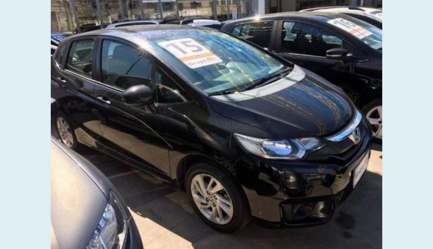 HONDA FIT 1.5 LX 16V FLEX 4P - PRETO - 2015 Foto 3 (Grande)