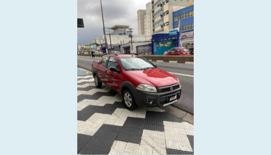 FIAT STRADA 1.4 MPI WORKING CD 8V FLEX 3P - VERMELHO - 2016 Foto 3 (Grande)