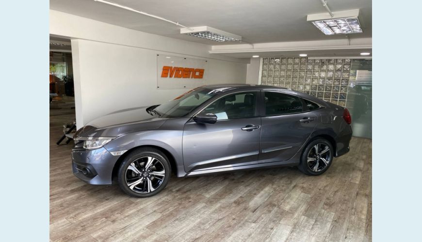 HONDA CIVIC 2.0 16V FLEXONE EXL 4P CVT - CINZA - 2017 Foto 3 (Grande)