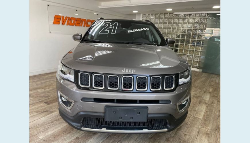 JEEP COMPASS 2.0 16V FLEX LIMITED AUT. - CINZA - 2021 Foto 3 (Grande)