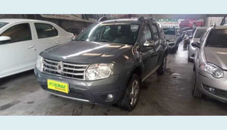RENAULT DUSTER 1.6 DYNAMIQUE 4X2 16V FLEX 4P - CINZA - 2014 Foto 3 (Grande)