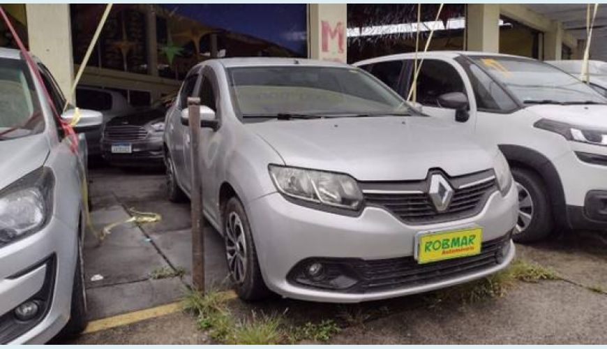 RENAULT LOGAN 1.6 EXPRESSION 8V FLEX 4P - PRATA - 2014 Foto 3 (Grande)