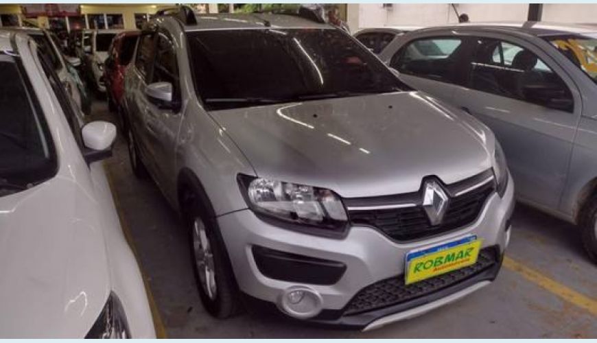 RENAULT SANDERO 1.6 STEPWAY 8V FLEX 4P - PRATA - 2017 Foto 3 (Grande)