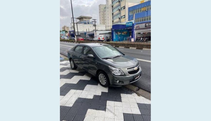 CHEVROLET COBALT 1.4 SFI LTZ 8V FLEX 4P - CINZA - 2013 Foto 3 (Grande)