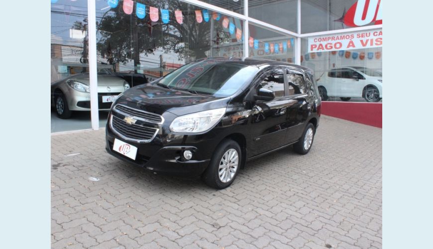 CHEVROLET SPIN 1.8 LT 8V FLEX 4P - PRETO - 2013 Foto 3 (Grande)
