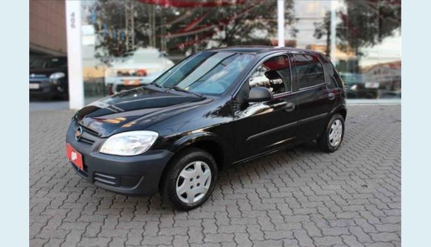 CHEVROLET CELTA 1.0 MPFI LIFE 8V FLEX 4P - PRETO - 2008 Foto 3 (Grande)