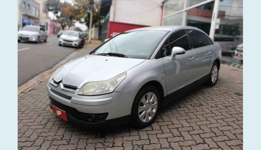 CITROËN C4 2.0 EXCLUSIVE PALLAS 16V 4P AUT. - PRATA - 2008 Foto 3 (Grande)