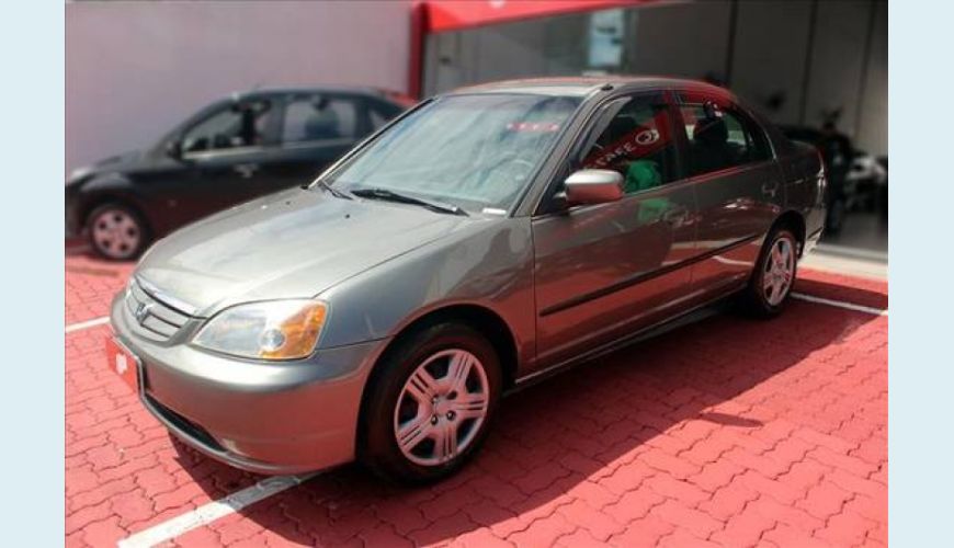 HONDA CIVIC 1.7 LX 16V 4P - PRATA - 2002 Foto 3 (Grande)