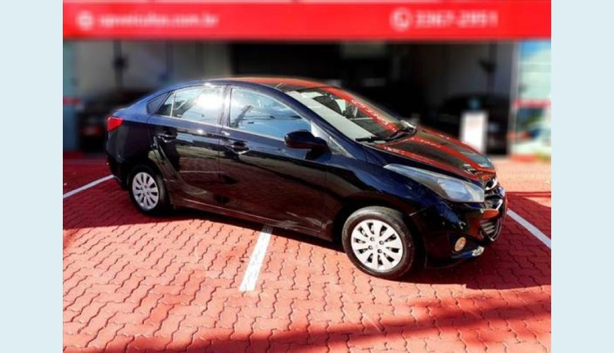 HYUNDAI HB 20S 1.0 COMFORT PLUS 12V FLEX 4P - PRETO - 2014 Foto 3 (Grande)