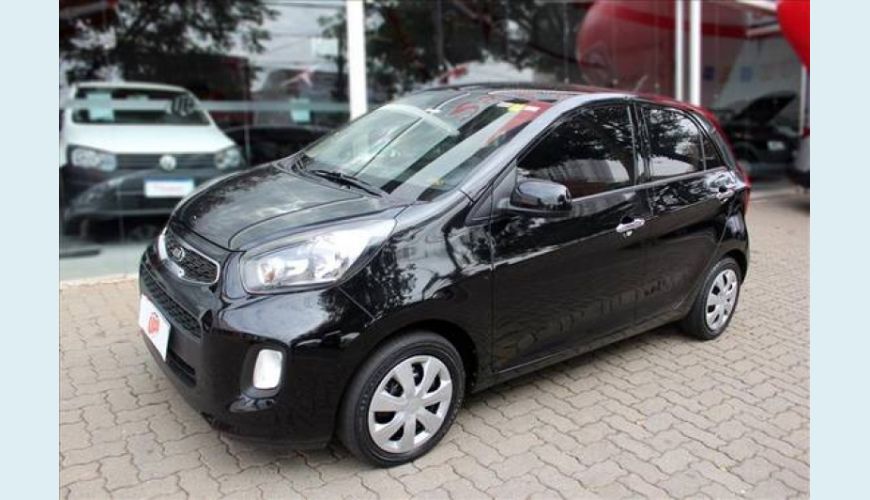 KIA PICANTO 1.0 EX 12V FLEX 4P - PRETO - 2016 Foto 3 (Grande)