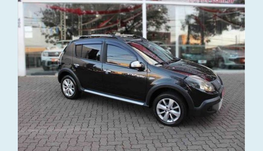 RENAULT SANDERO 1.6 STEPWAY 16V FLEX 4P - PRETO - 2012 Foto 3 (Grande)