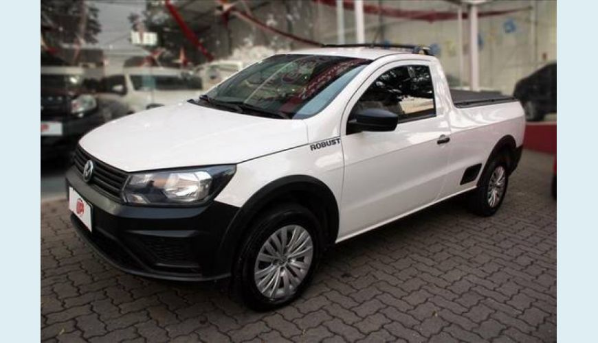 VOLKSWAGEN SAVEIRO 1.6 MSI ROBUST CS 8V FLEX 2P - BRANCO - 2019 Foto 3 (Grande)