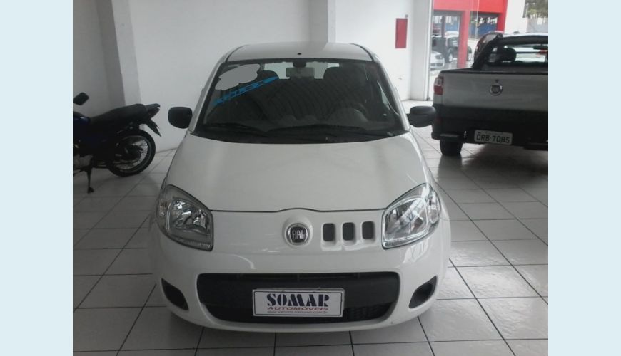 FIAT UNO 1.0 EVO VIVACE 8V FLEX 2P - BRANCO - 2014 Foto 3 (Grande)