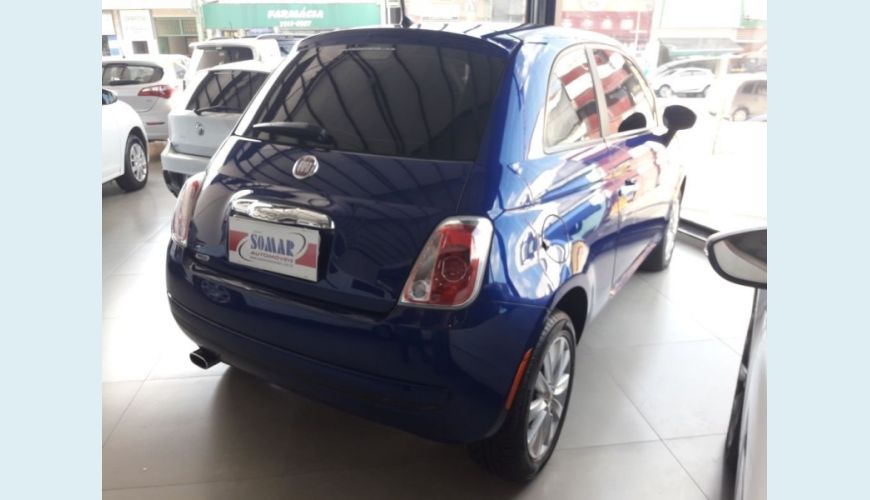 FIAT 500 1.4 CULT 8V FLEX 2P - AZUL - 2012 Foto 3 (Grande)