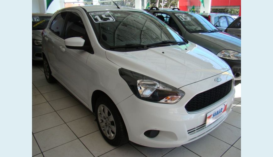 FORD KA 1.0 SE 12V FLEX 4P - BRANCO - 2015 Foto 3 (Grande)