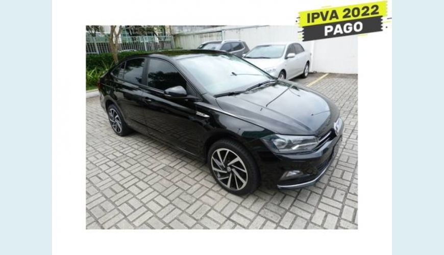 VOLKSWAGEN VIRTUS 1.0 200 TSI COMFORTLINE AUT. - PRETO - 2019 Foto 3 (Grande)