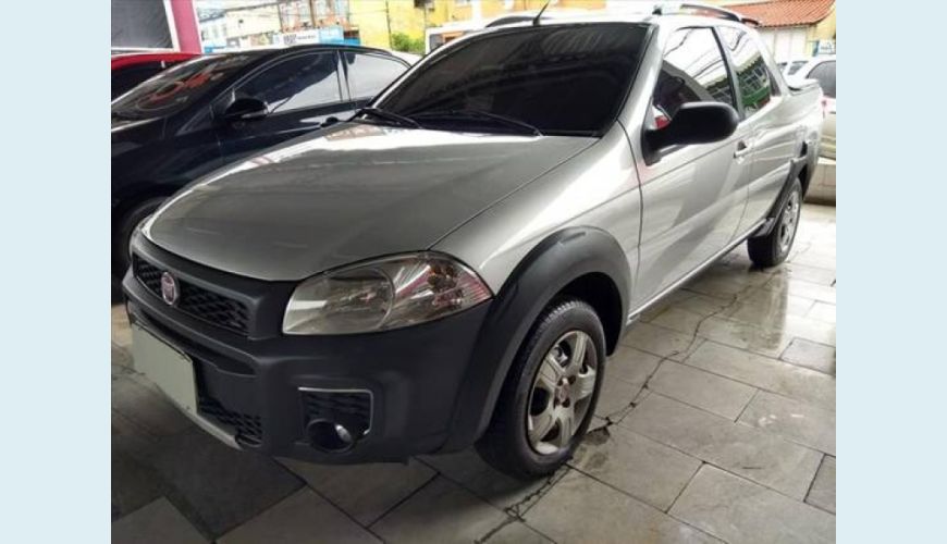 FIAT STRADA 1.4 MPI HARD WORKING CD 8V FLEX 3P - PRATA - 2017 Foto 3 (Grande)