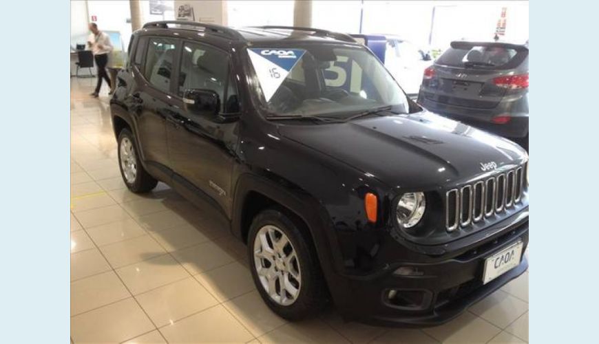 JEEP RENEGADE 1.8 16V FLEX LONGITUDE 4P AUT. - PRETO - 2016 Foto 3 (Grande)