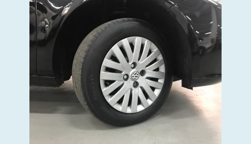 VOLKSWAGEN VOYAGE 1.0 MI 8V FLEX 4P - PRETO - 2012 Foto 3 (Grande)