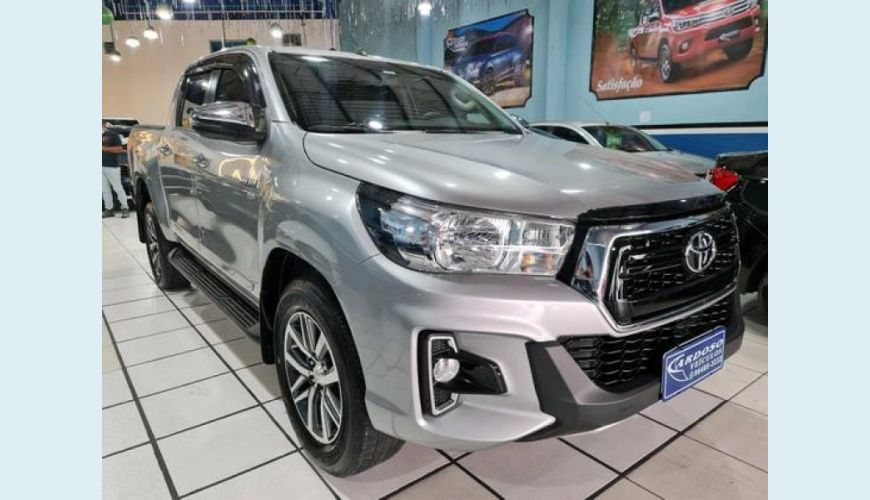 TOYOTA HILUX 2.7 SRV 4X4 CD 16V FLEX 4P AUT. - PRATA - 2019 Foto 3 (Grande)