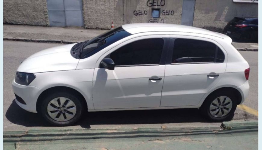 VOLKSWAGEN GOL 1.0 MI CITY 8V FLEX 4P - BRANCO - 2014 Foto 3 (Grande)