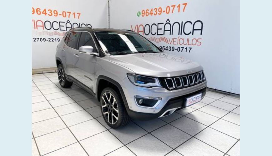 JEEP COMPASS 2.0 16V DIESEL LIMITED 4X4 AUT. - PRATA - 2019 Foto 3 (Grande)