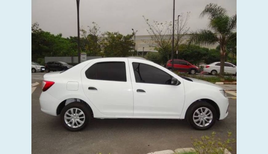RENAULT LOGAN 1.0 12V SCE FLEX LIFE - BRANCO - 2020 Foto 3 (Grande)