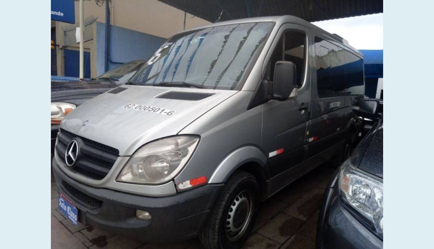 MERCEDES-BENZ SPRINTER 2.2 415 CDI VAN 16 LUGARES TETO ALTO 16V BI-TURBO DIESEL - PRATA - 2016 Foto 3 (Grande)
