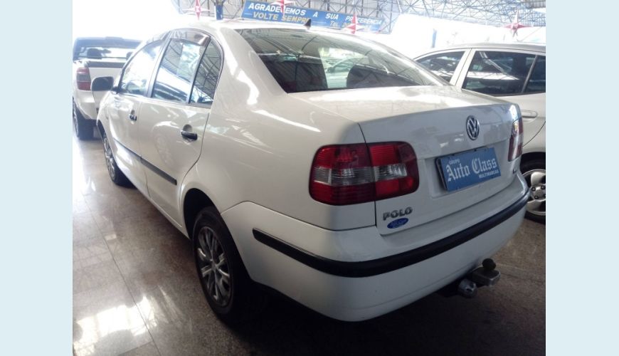 VOLKSWAGEN POLO SEDAN 1.6 8V 4P - BRANCO - 2003 Foto 3 (Grande)