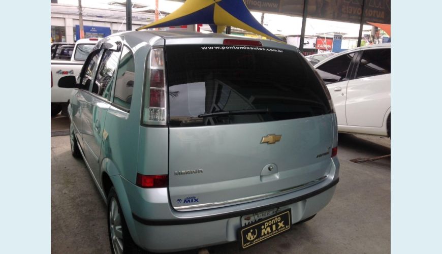 CHEVROLET MERIVA 1.8 MPFI PREMIUM 8V FLEX 4P AUT. - PRATA - 2009 Foto 3 (Grande)