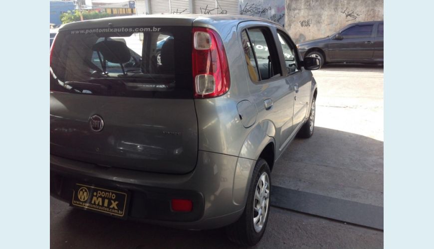 FIAT UNO 1.0 EVO VIVACE 8V FLEX 4P - CINZA - 2011 Foto 3 (Grande)