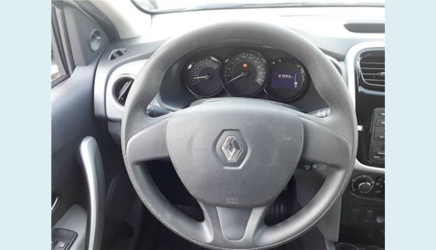 RENAULT LOGAN 1.0 EXPRESSION 16V FLEX 4P - BRANCO - 2015 Foto 3 (Grande)