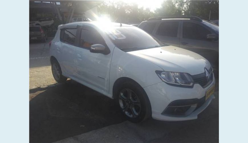 RENAULT SANDERO 1.6 16V SCE FLEX GT LINE - BRANCO - 2018 Foto 3 (Grande)