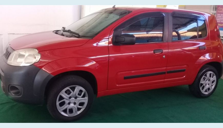 FIAT UNO 1.0 EVO VIVACE 8V FLEX 4P - VERMELHO - 2011 Foto 3 (Grande)