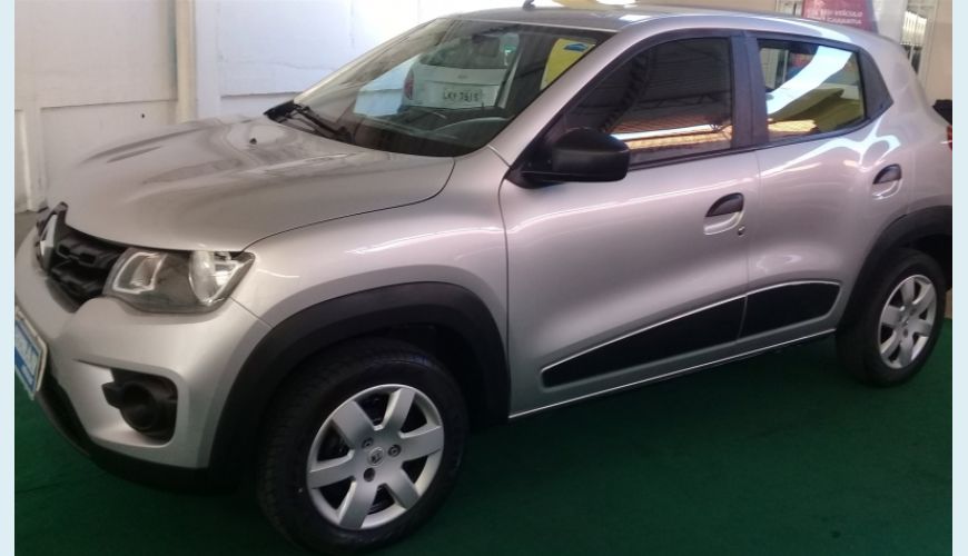 RENAULT KWID 1.0 12V SCE FLEX ZEN - PRATA - 2018 Foto 3 (Grande)