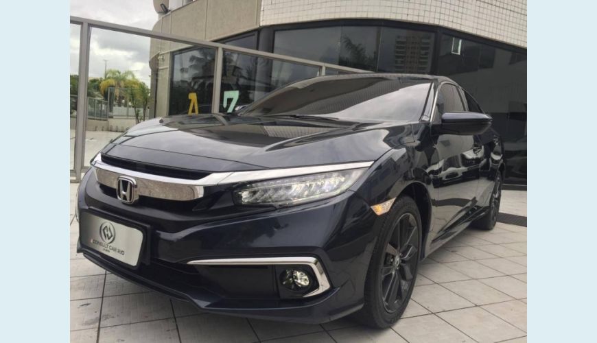 HONDA CIVIC 2.0 16V FLEXONE EXL 4P CVT - AZUL - 2021 Foto 3 (Grande)