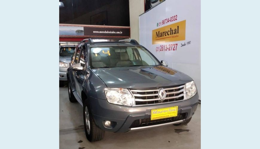RENAULT DUSTER 1.6 DYNAMIQUE 4X2 16V FLEX 4P - CINZA - 2014 Foto 3 (Grande)