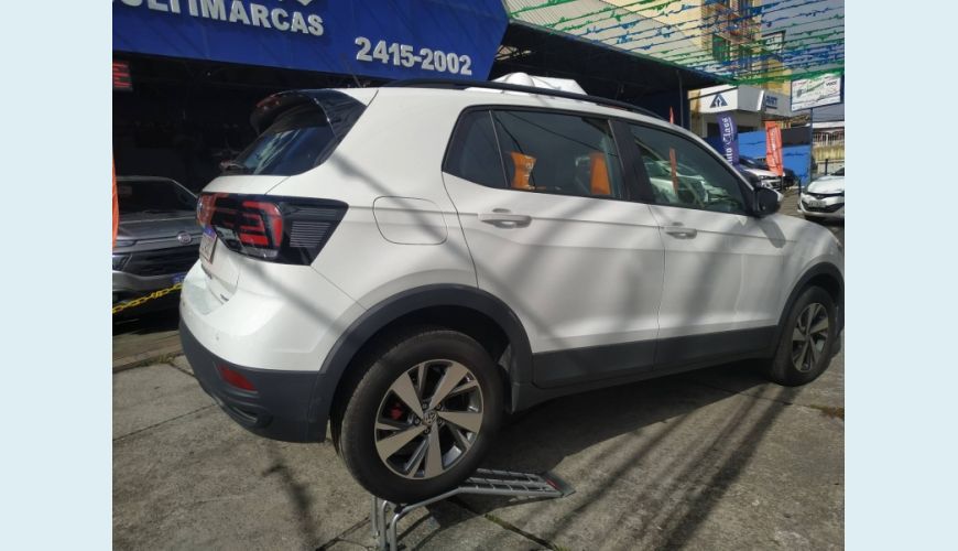 VOLKSWAGEN T-CROSS 1.0 200 TSI TOTAL FLEX AUT. - BRANCO - 2021 Foto 3 (Grande)
