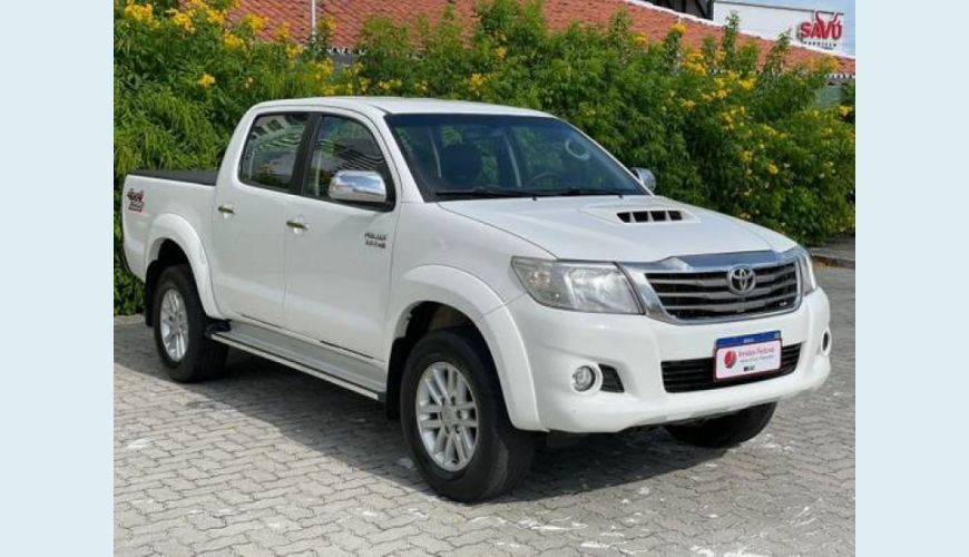 TOYOTA HILUX 3.0 SRV 4X4 CD 16V TURBO INTERCOOLER DIESEL 4P AUT. - BRANCO - 2014 Foto 3 (Grande)